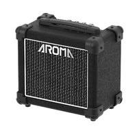 Aroma 10W Black Electric Guitar Portable Amplifier [AG10S]
