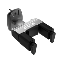 Aroma Lockabale Metal Guitar Wall Hanger - screw-in [AH-86]