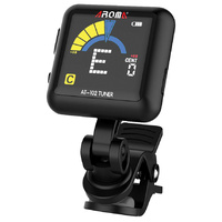 Aroma Rechargeable Chromatic Clip-on Tuner Black [AT102BK]