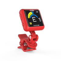 Aroma Rechargeable Chromatic Clip-on Tuner Red [AT102RD]