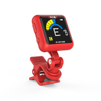 Aroma AT102RD  Rechargeable Chromatic Clip-on Tuner Red