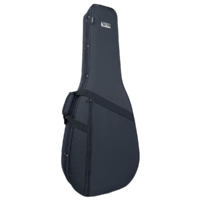 DCM Premium PFD  Polyfoam Lightweight Dreadnought Guitar Case Black