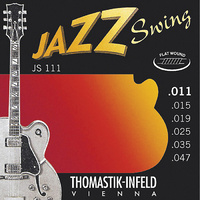 Thomastik JS111T Jazz Swing Series Flatwound Set 11/47 Tin Plated trebles