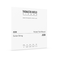 Thomastik JS39 .039 Jazz Swing Single Electric Flatwound String [DTJS39]