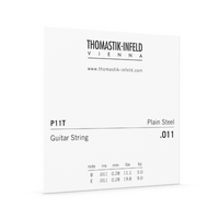 DTP11T Thomastik .011 Single String Plain Tin Plated Steel