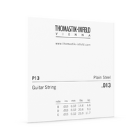DTP13 Thomastik .013 Single String Brass Plated Steel