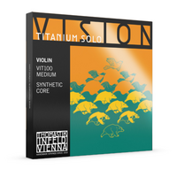 Thomastik VIT100 Vision Titanium Solo Violin 4/4 String Set