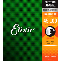 Elixir 14052 Nanoweb Bass  Light 45-100