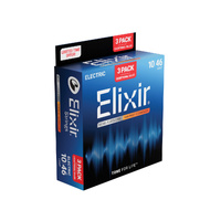 Elixir Nanoweb Electric 10-46 3 Pack Light [E16567]