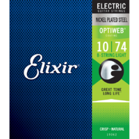 Elixir 19062 Optiweb 8-String Electric Light 10-74