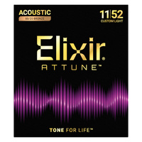 Elixir Attune 80/20 Bonze Custom Light 11-52 [E23027]