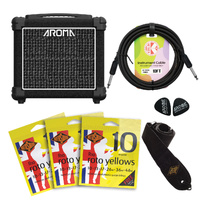 Northstar add-on Guitar Pack including Aroma AG10S amp, Rotosound 3-Pack Strings, Kirlin Cable + More [EGUITPACK]