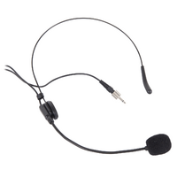 Eikon Cardioid Headset Mic Condenser Black Mini Jack Connector