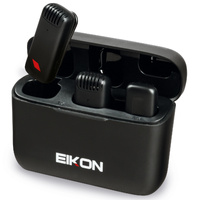 Eikon Twinstream 2.4Ghz Two Channel Wireless Smart Phone Mic System w/ charge case [ETWINSTREAM]