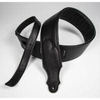 Franklin 2.5" Premium Black Padded Glove Leather Strap