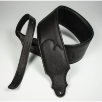 Franklin 3" Premium Black Padded Glove Leather Strap