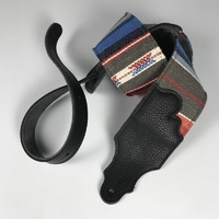 Franklin 3" Saddle Blanket Strap with Black Glove Leather Ends