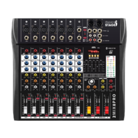Italian Stage 8-Channel Stereo Audio Mixer with DSP MultiFX [IS2MIX8PRO]