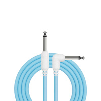Kirlin Entry 24 Instrument Cable RA to Straight Atoll Blue - 10FT [KIC242AT-20]