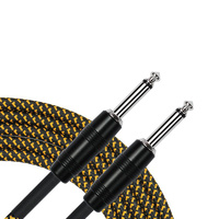 Kirlin IWC201BY 10ft Tweed Entry Woven Instrument Cable