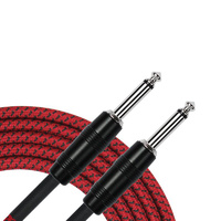 Kirlin IWC201RD 10ft Red Entry Woven Instrument Cable