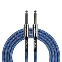Kirlin IWC201BL 20ft Blue Entry Woven Instrument Cable
