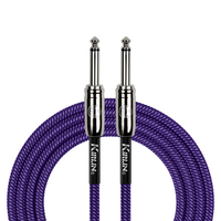 Kirlin IWC201PU 20ft Purple Entry Woven Instrument Cable