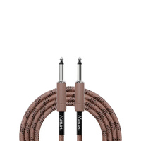 Kirlin 10ft Hemp Woven Instrument Cable Espresso [KIWH-221-ESP-10]