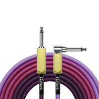 Kirlin 10FT Gradient Instrument RA to Straight Cable Purple [KIWJ-222G-PU-10]