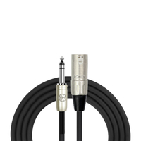 Kirlin 3FT Male XLR - 6.5 Stereo Jack Cable [KMP483PR-3]