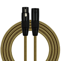Kirlin Entry Woven Tweed 20ft XLR - XLR Cable