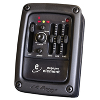 LR Baggs STAGEPRO Element Stage Pro Advanced Undersaddle Pickup With Side mounted preamp