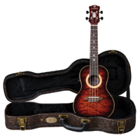 Luna UKE15THC Ukulele 15th Anniversary Concert w/Preamp & Hard Case