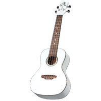 Luna UKEHAUC Ukulele "Hau" Snow White Concert with Gigbag