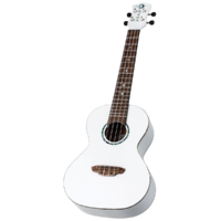 Luna UKEHAUT Ukulele "Hau" Snow White Tenor with Gigbag