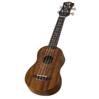 Luna UKEHONU Ukulele Honu Soprano Tribal Turtle w/Gig Bag