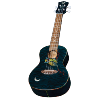 Luna UKEOWLC Ukulele Owl Concert w/Preamp & Gigbag