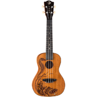 Luna UKEPEARL Ukulele Pearl Concert w/Gig Bag