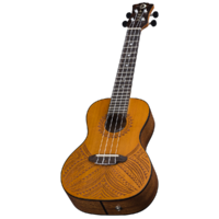 Luna UKETAPACDR Ukulele Tapa Cedar Concert w/Gig Bag
