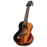Luna UKEVISTAWOLF Ukulele Vista Wolf Concert w/Preamp & Gigbag