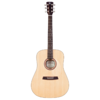 Kremona M10E Steel String Acoustic Solid Spruce Top fitted with LR Baggs preamp and Case