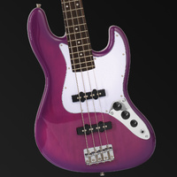 Northstar Littlestar Electric J-Style Bass Guitar Thru Purple [NL6J-P]