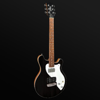 Pratley AP92 Double Cut Solid Body Electric Transparent Midnight Black [PRAP92-TMB]
