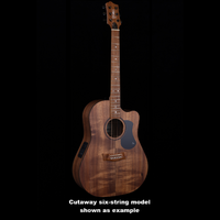 Pratley Classic Series Dreadnought Model Solid Blackwood Top, Solid Blackwood B/S - 12 String