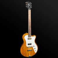 Pratley Indigo Single Cutaway Solid Body Electric Mini Humbuckers Natural Amber [PRINDI-M22-NA]