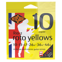 Rotosound R10 Roto Yellows Electric Strings Twin Pack