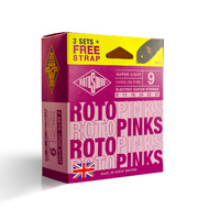 Rotosound Roto Pinks Electric Value 3-Pack String Set + Bonus Strap [R931]