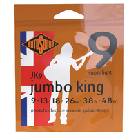 Rotosound JK9 Jumbo King Phosphor Bronze 9-48 String Set
