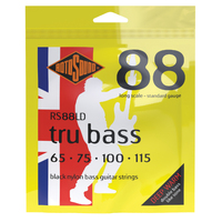 Rotosound RS88LD Tru Bass 88 Black Nylon Tapewound 65 - 115