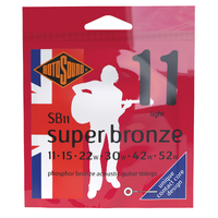 Rotosound SB11 Super Bronze Phosphor Bronze 11-52